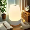 Lampes LED tactiles à intensité variable, veilleuse LED avec télécommande, rechargeable par USB, lampe de table LED 3 couleurs, lampe de nuit pour enfants, cadeau