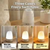 Lampes LED tactiles à intensité variable, veilleuse LED avec télécommande, rechargeable par USB, lampe de table LED 3 couleurs, lampe de nuit pour enfants, cadeau